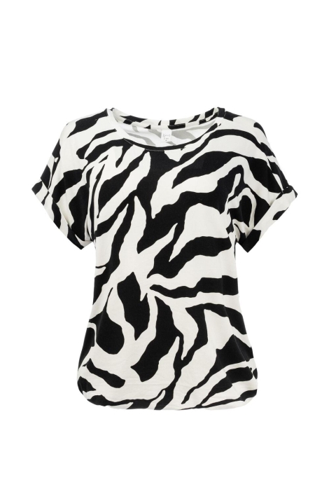NED brisia plain ss ecru zebra trico